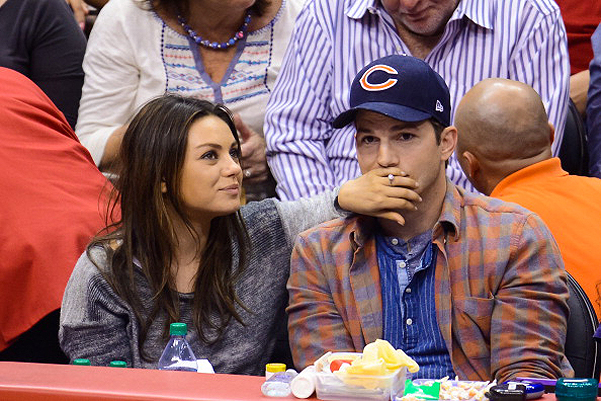 Celebrities At The Los Angeles Clippers Game