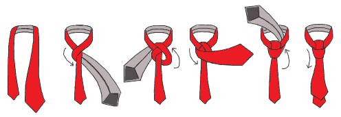 Как завязать узкий галстук «малый узел»