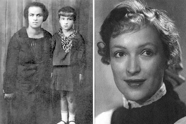 Клара Лучко в детстве и в школьные годы