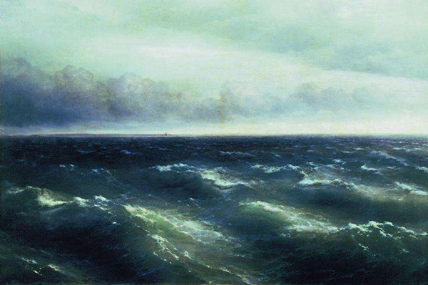 Картина художника "Черное море"