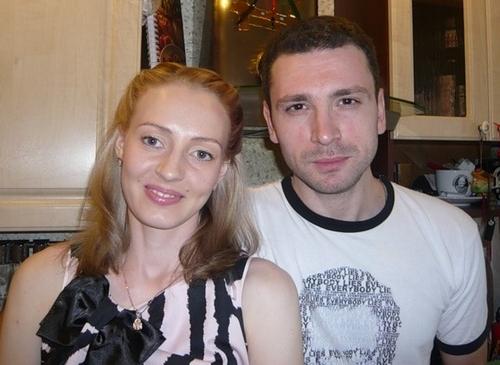 Актер Антон Хабаров с женой Еленой