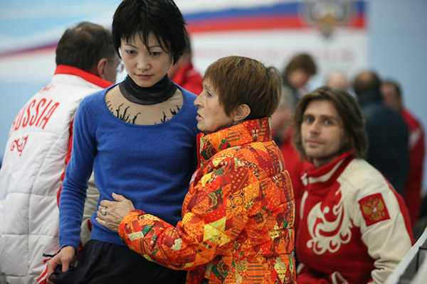 Тамара Москвина со своей подопечной Юко Кавагути