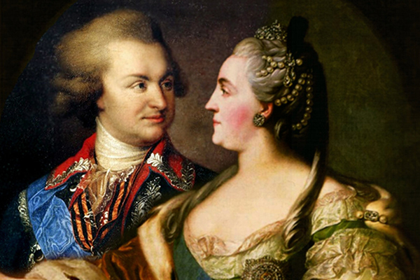 Григорий Потемкин и царица Екатерина