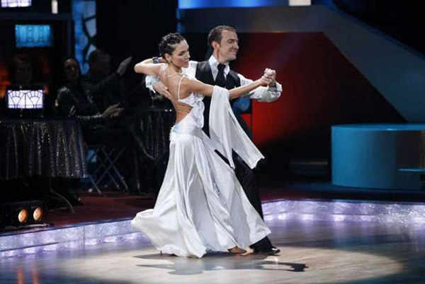 Анастасия Чернобровина во время участия в шоу "Танцы со звездами"