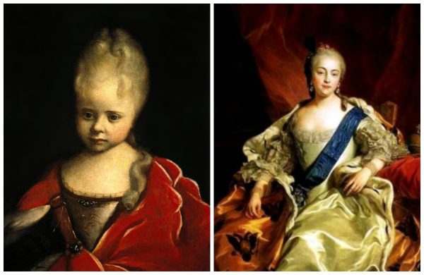 Императрица Елизавета Петровна в детстве и в молодости