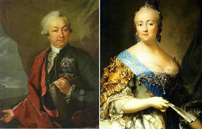 Императрица Елизавета и князь Разумовский