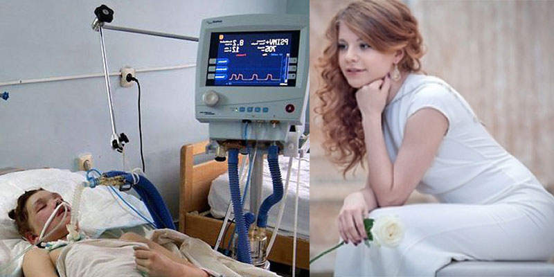 Фото: Маша Кончаловская до и после аварии