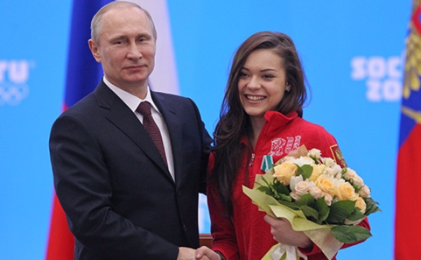 Аделина с Владимиром Путиным