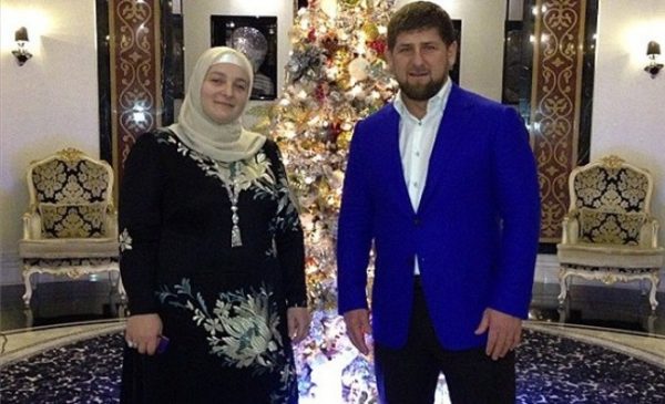 Кадыров со своей женой