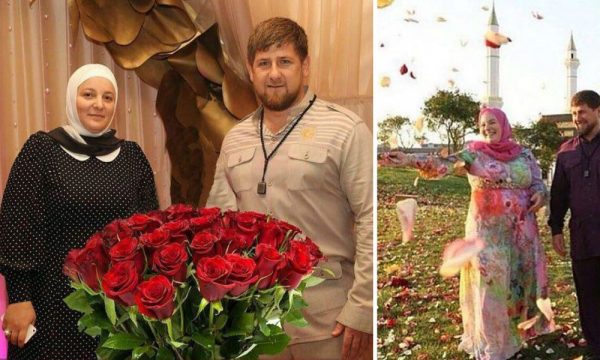 Рамзан Кадыров с женой