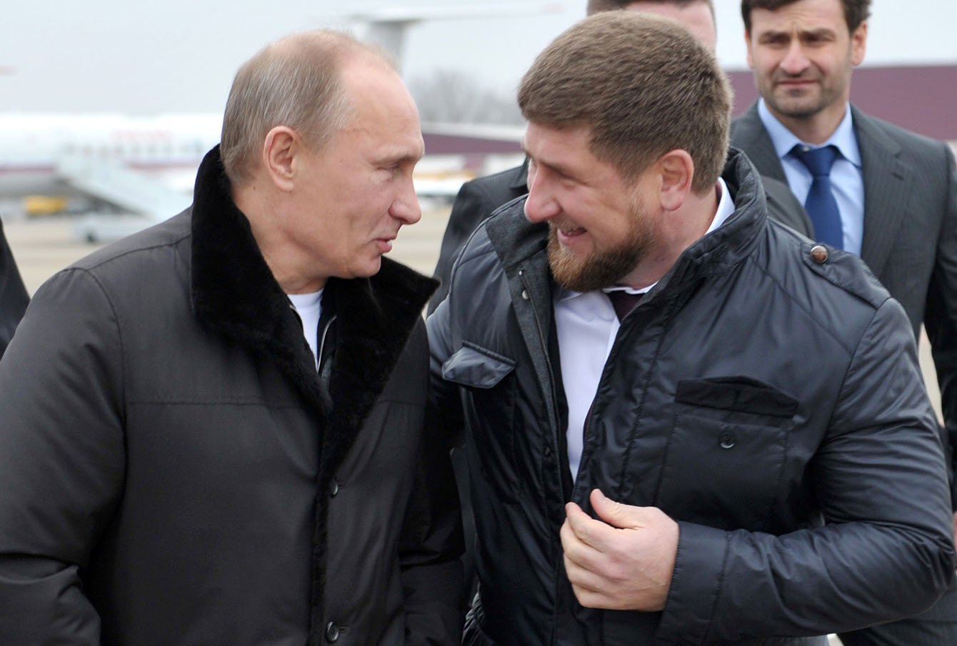 Фото: Владимир Путин и Рамзан Кадыров