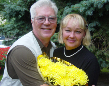 Наталья с мужем Евгением Жариковым