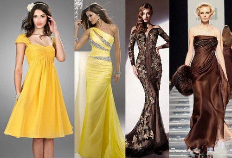 Выбираем вечернее платье с учетом своих особенностей, как фигуры, так и цветотипа