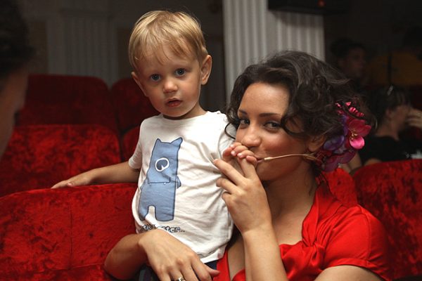 Татьяна Денисова со своим сыном