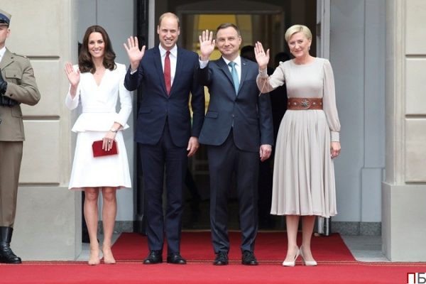 В 2017 году королевская семья посетила Польшу