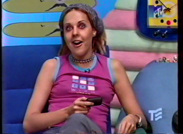 Ольга в начале карьеры на канале MTV