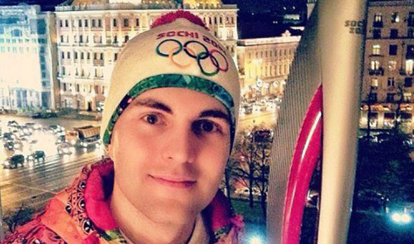 Дмитрий стал Олимпийским факелоносцем 