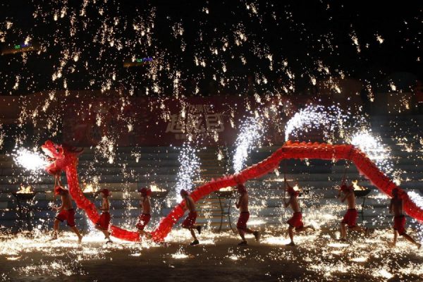 Празднование Нового года в Китае