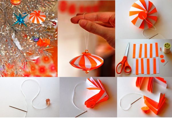 Как сделать раздвижные шары из бумаги