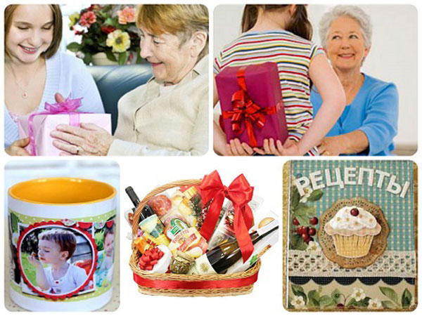 Варианты подарков для бабушки