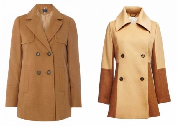 Двубортные женские пальто