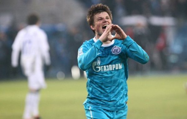 Андрей Аршавин в составе футбольного клуба "Зенит"