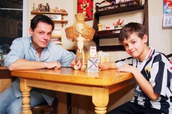 Игорь Скляр со своим сыном