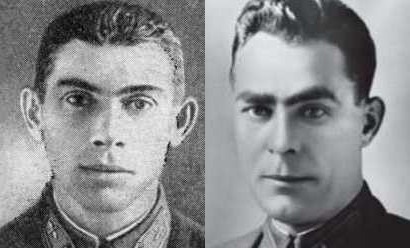Леонид Брежнев (справа)