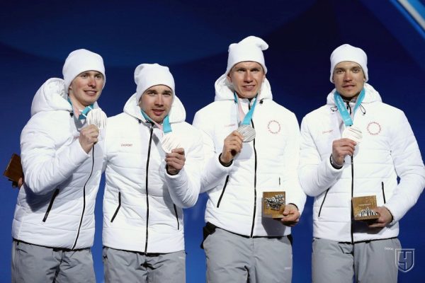 Российские лыжники получили серебряные медали