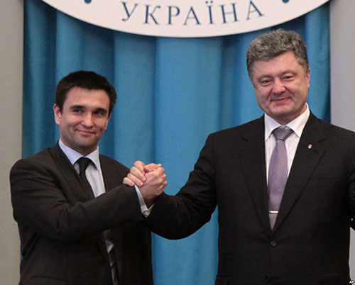 С президентом Украина Петром Порошенко