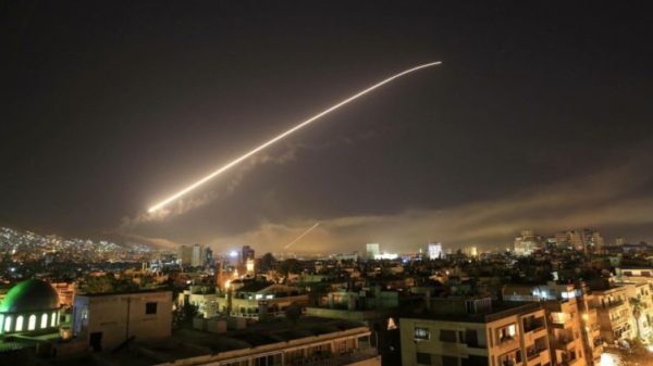 Обстрел Сирии 14 апреля