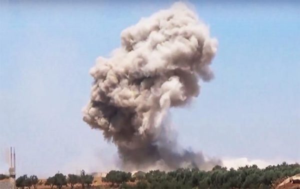 Авиаудар по Сирии продолжался до самого утра