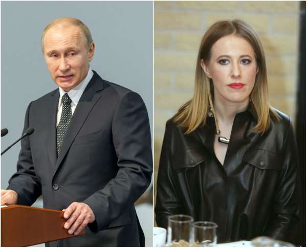 Ксения опровергла слух о том, что Владимир Путин является ее крестным отцом
