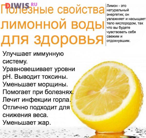 Лимонная вода по утрам: польза и вред