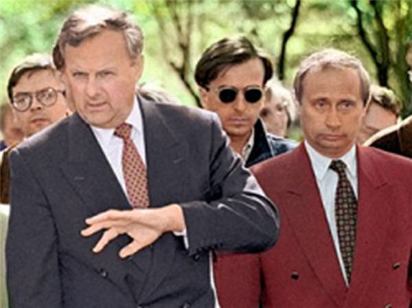 Анатолий Собчак и Владимир Путин