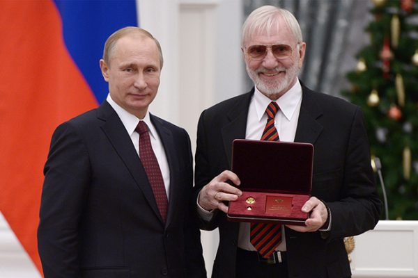 Виктор Мережко и Владимир Путин