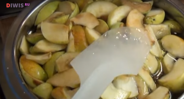 Рецепт варенья из яблок дольками