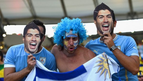 Фанаты сборной Уругвая