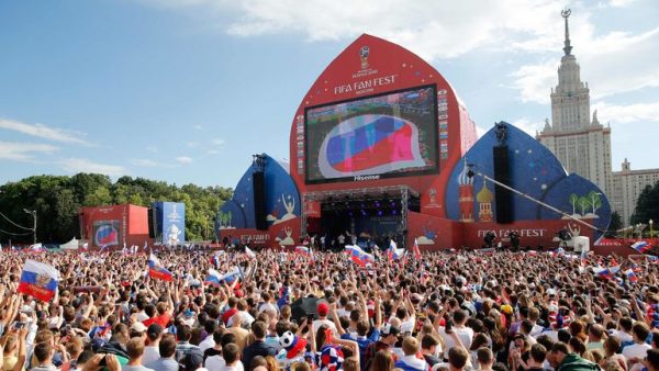 Фан-зона в Москве на ЧМ 2018