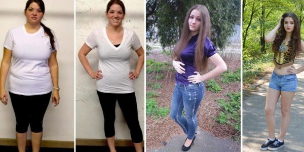 Фото до и после похудения