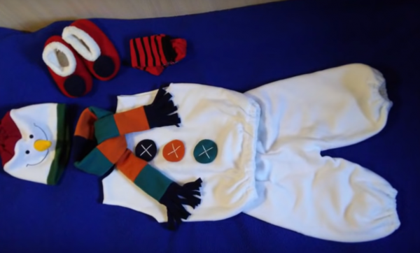 DIY: Красивый новогодний костюм для мальчика своими руками
