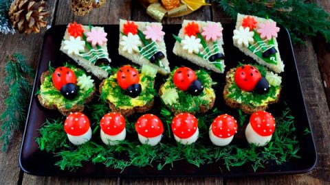 Простые рецепты закусок на Новый год 2019