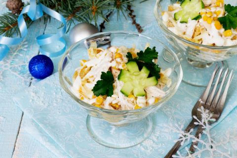 Салаты без майонеза на Новый год 2019: рецепты с фото (простые и вкусные)