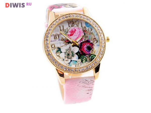 Женские часы с цветами