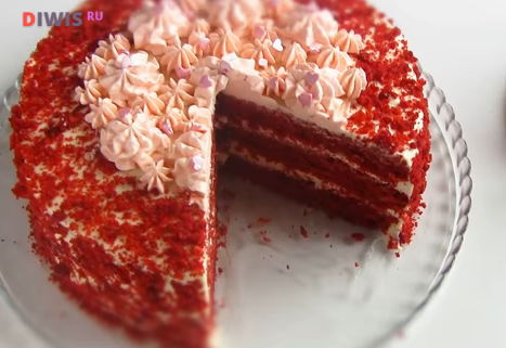 Торт «Красный бархат» классический