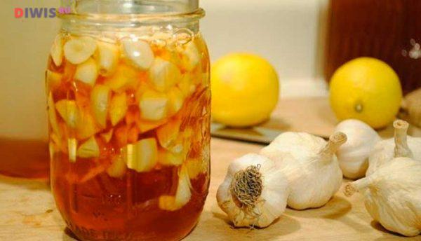 Настойки из лимона, меда, корицы и чеснока