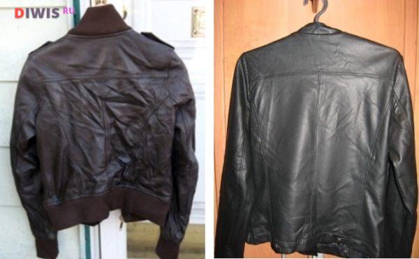 Как выпрямить кожаную куртку от складок в домашних условиях