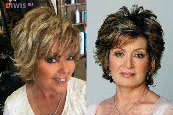 Красивые женские стрижки на средние волосы 2020 года после 50 лет
