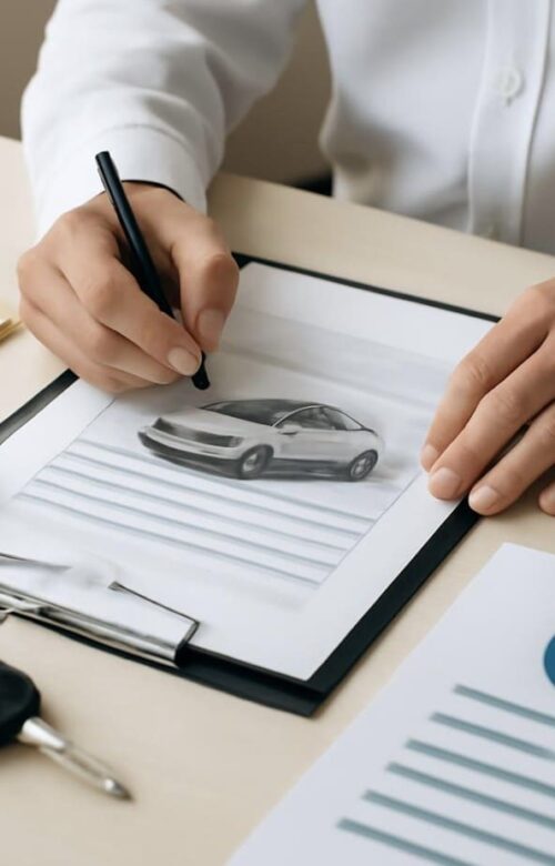 Процесс подготовки документов для продажи корпоративного автомобиля