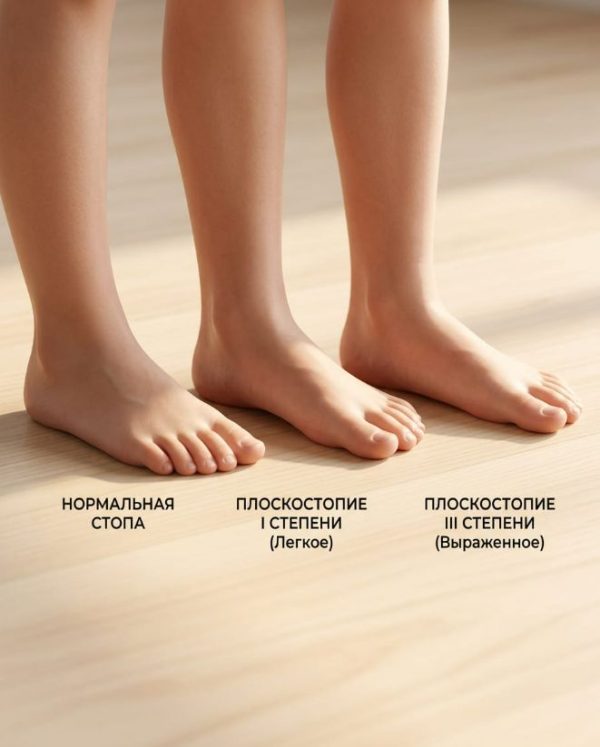 В каком возрасте и при каких степенях плоскостопия назначают стельки